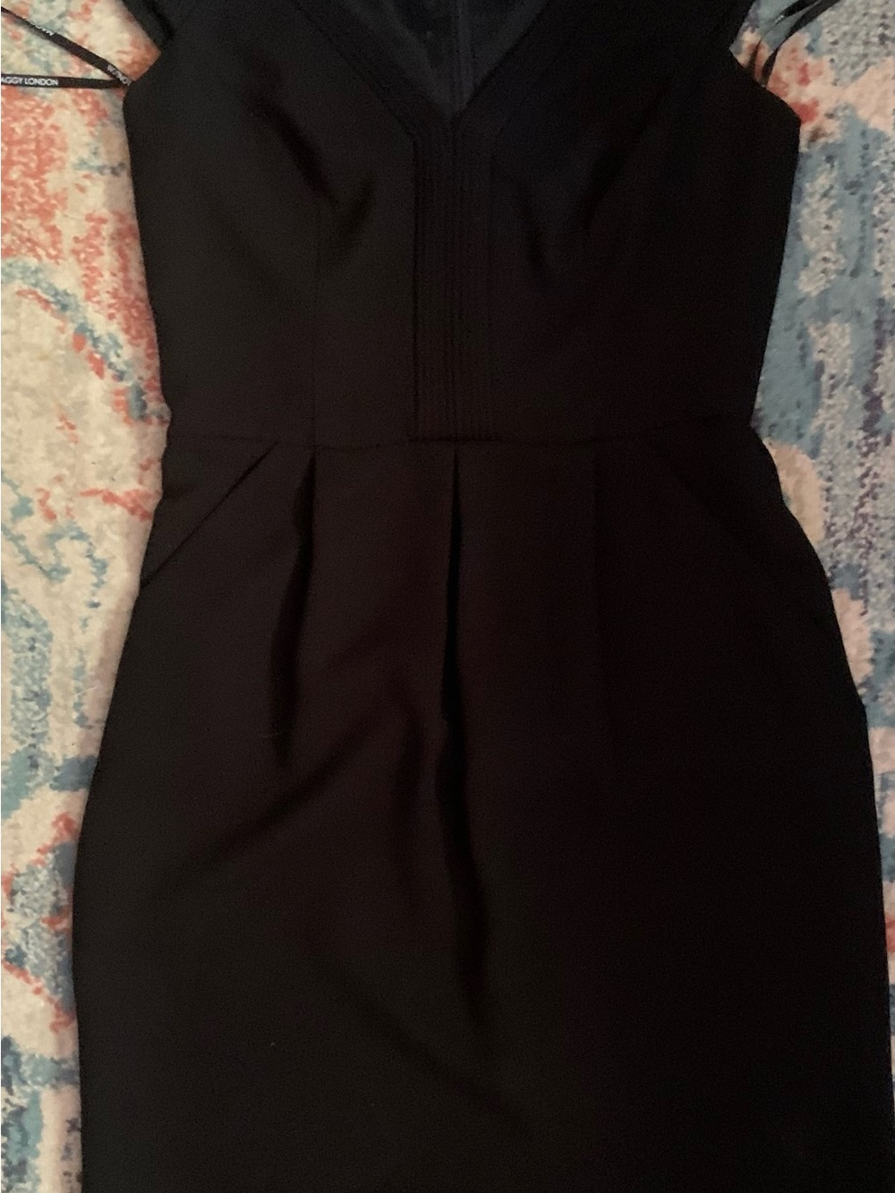 Maggy London Black Midi Sheath Dress